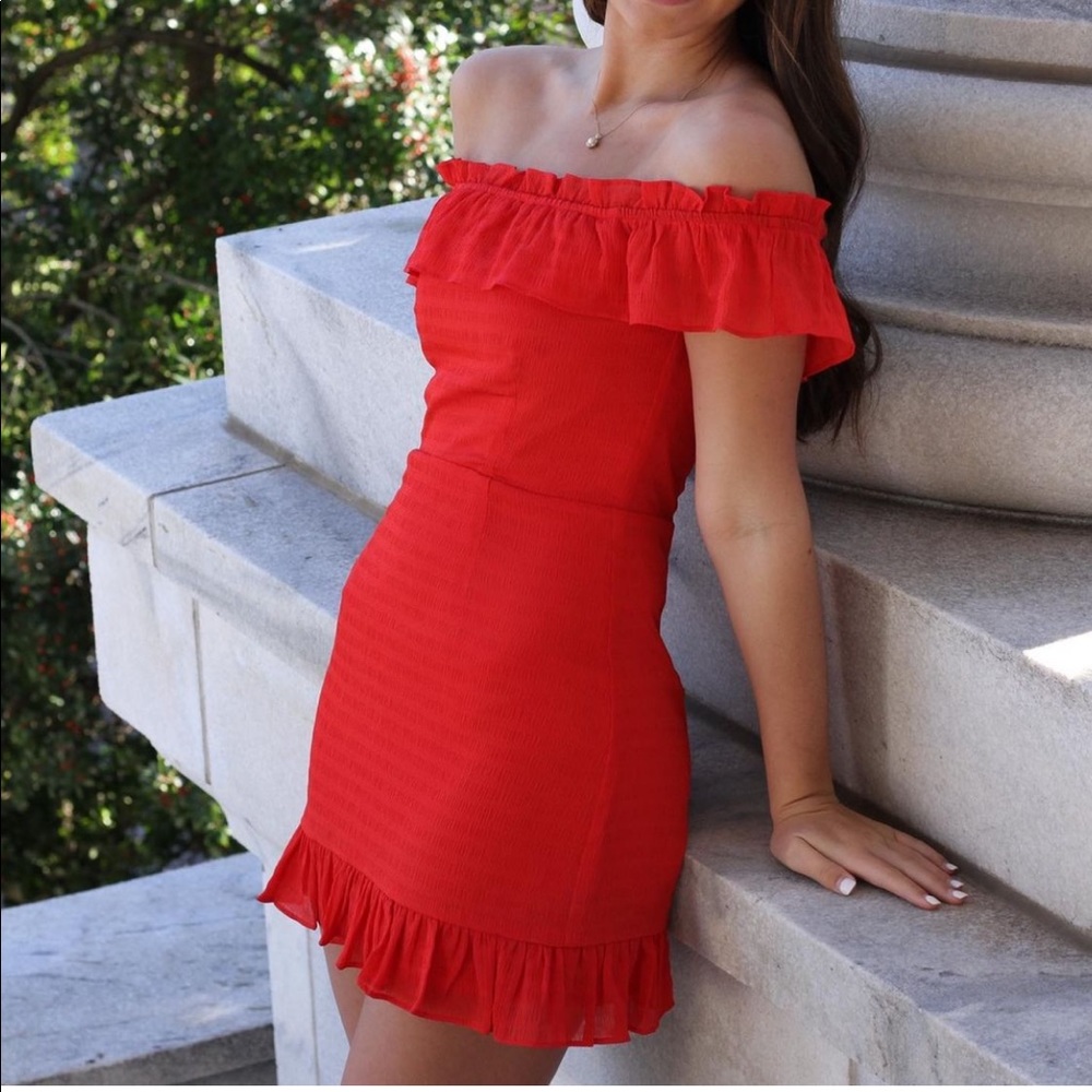 Red Revolve Dress - Picture 2 of 2